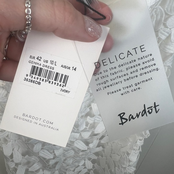 NWT Bardot Gemma Lace Halter MIDI dress from NORDSTROM - Picture 15 of 17